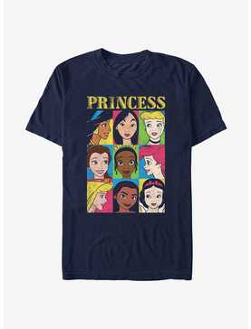 Disney Princesses Face Character Grid T-Shirt, , hi-res