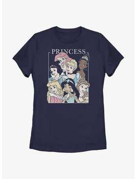 Disney Princesses Group Portraits Womens T-Shirt, , hi-res