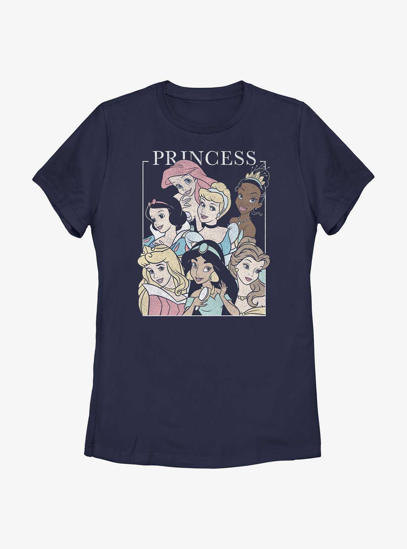 Disney Princesses Group Portraits Womens T-Shirt, , hi-res