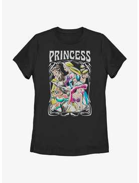 Disney Princesses Retro Drawing Portrait Womens T-Shirt, , hi-res