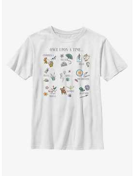 Disney Princesses Once Upon A Time Icons Youth T-Shirt, , hi-res