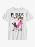 Disney Princesses Princess At Heart Youth T-Shirt, WHITE, hi-res