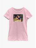 Disney Snow White And The Seven Dwarfs Singing Scene Youth Girls T-Shirt, PINK, hi-res