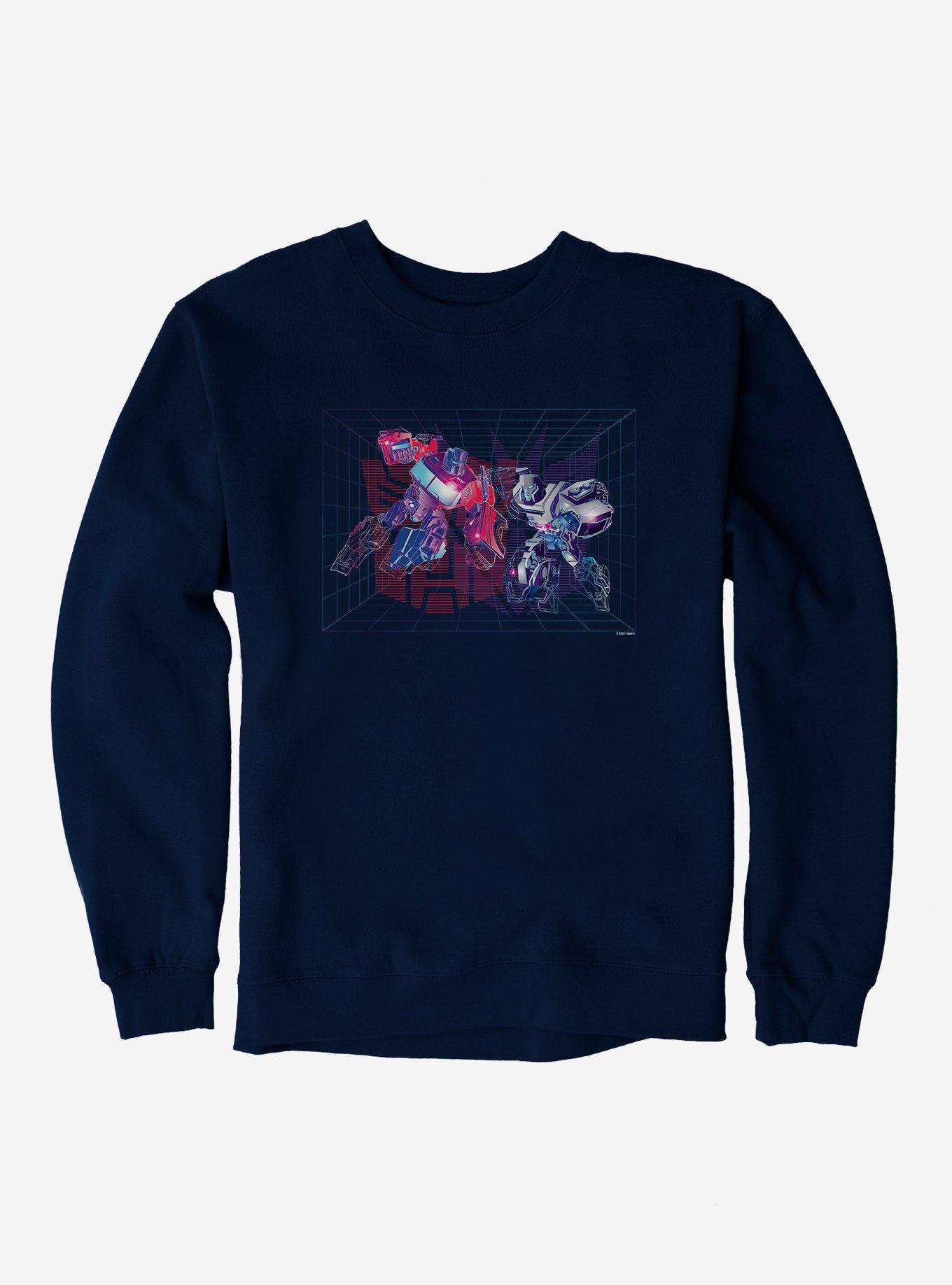 Transformers Optimus Prime Vs Megatron Grid Sweatshirt, , hi-res