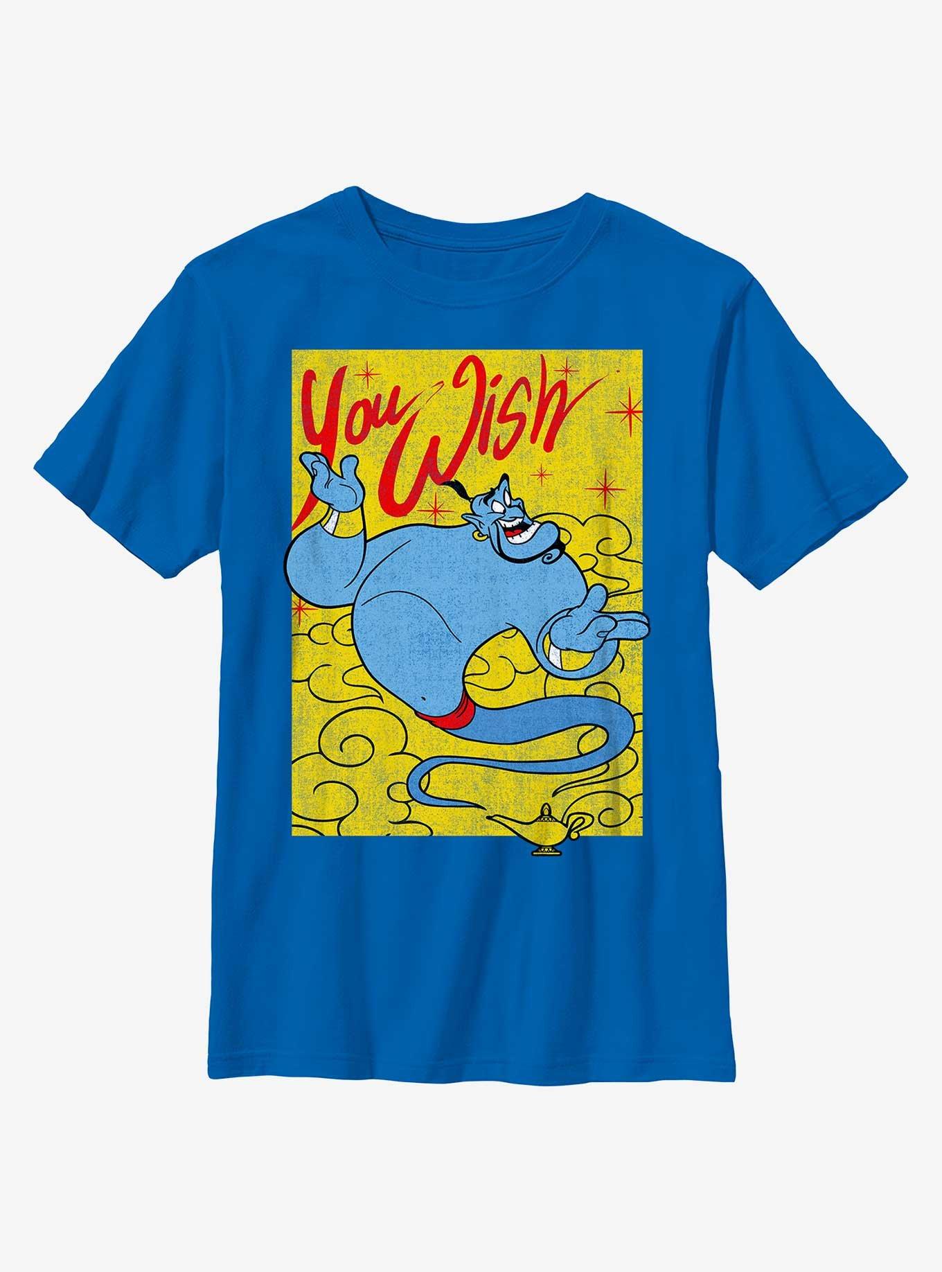 Disney Aladdin You Wish Genie Youth T-Shirt, ROYAL, hi-res