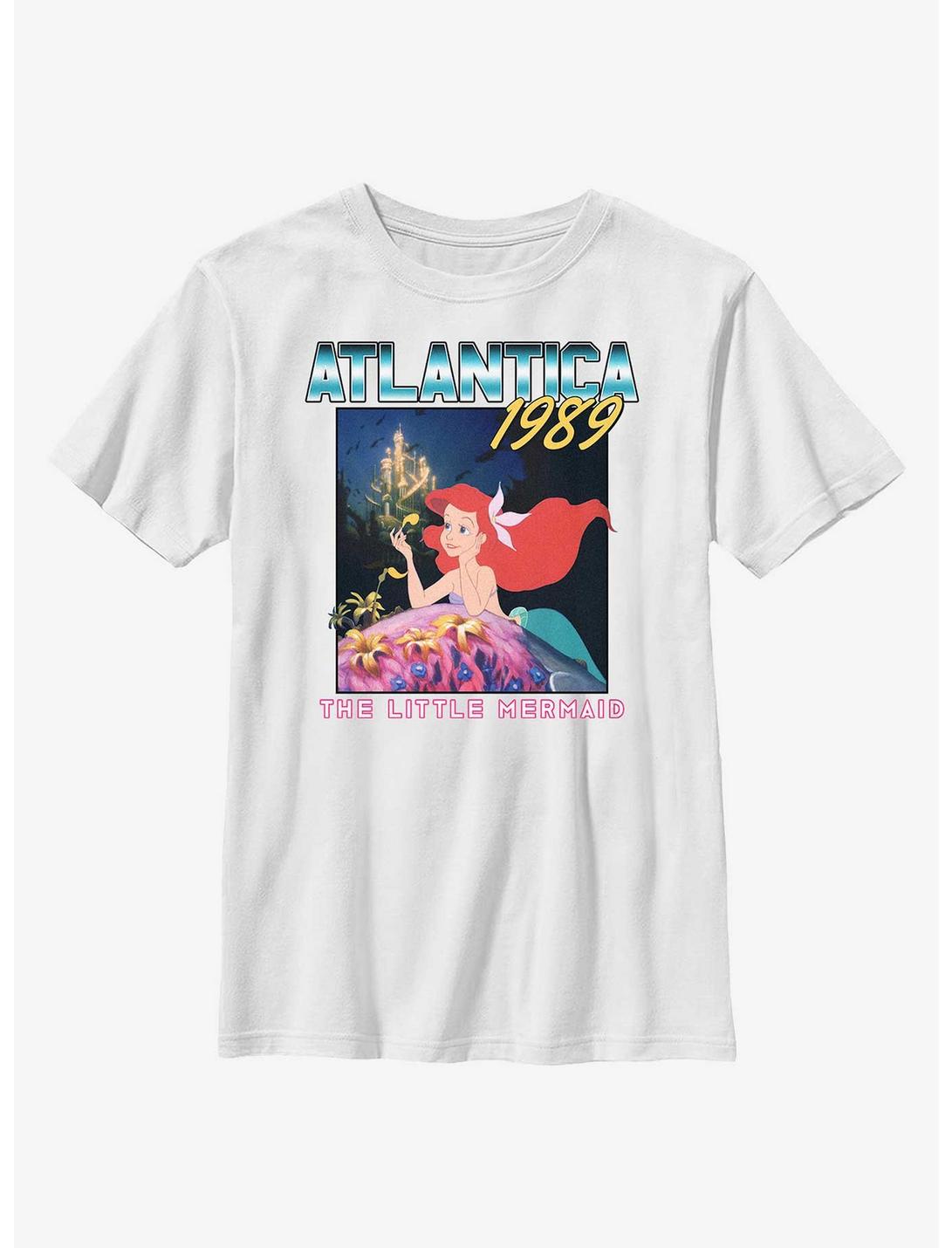Disney The Little Mermaid Atlantica 1989 Youth T-Shirt, WHITE, hi-res