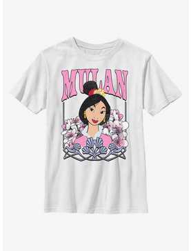 Disney Mulan Floral Portrait Youth T-Shirt, , hi-res