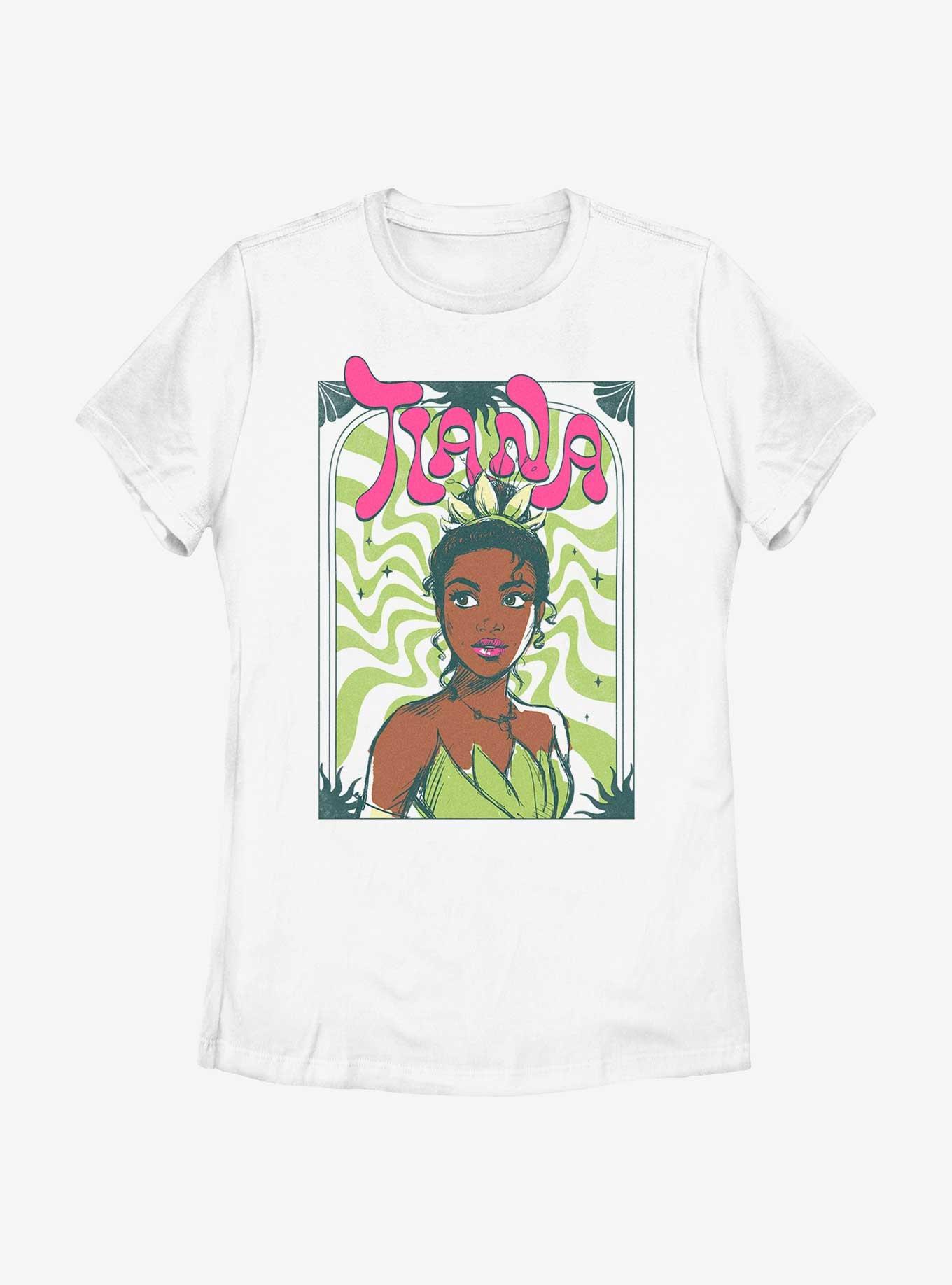 Disney The Princess And The Frog Groovy Tiana Womens T-Shirt, WHITE, hi-res