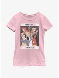 Disney Princesses Kindness and Courage Youth Girls T-Shirt, PINK, hi-res
