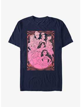 Disney Princesses Outline Swirl Print T-Shirt, , hi-res