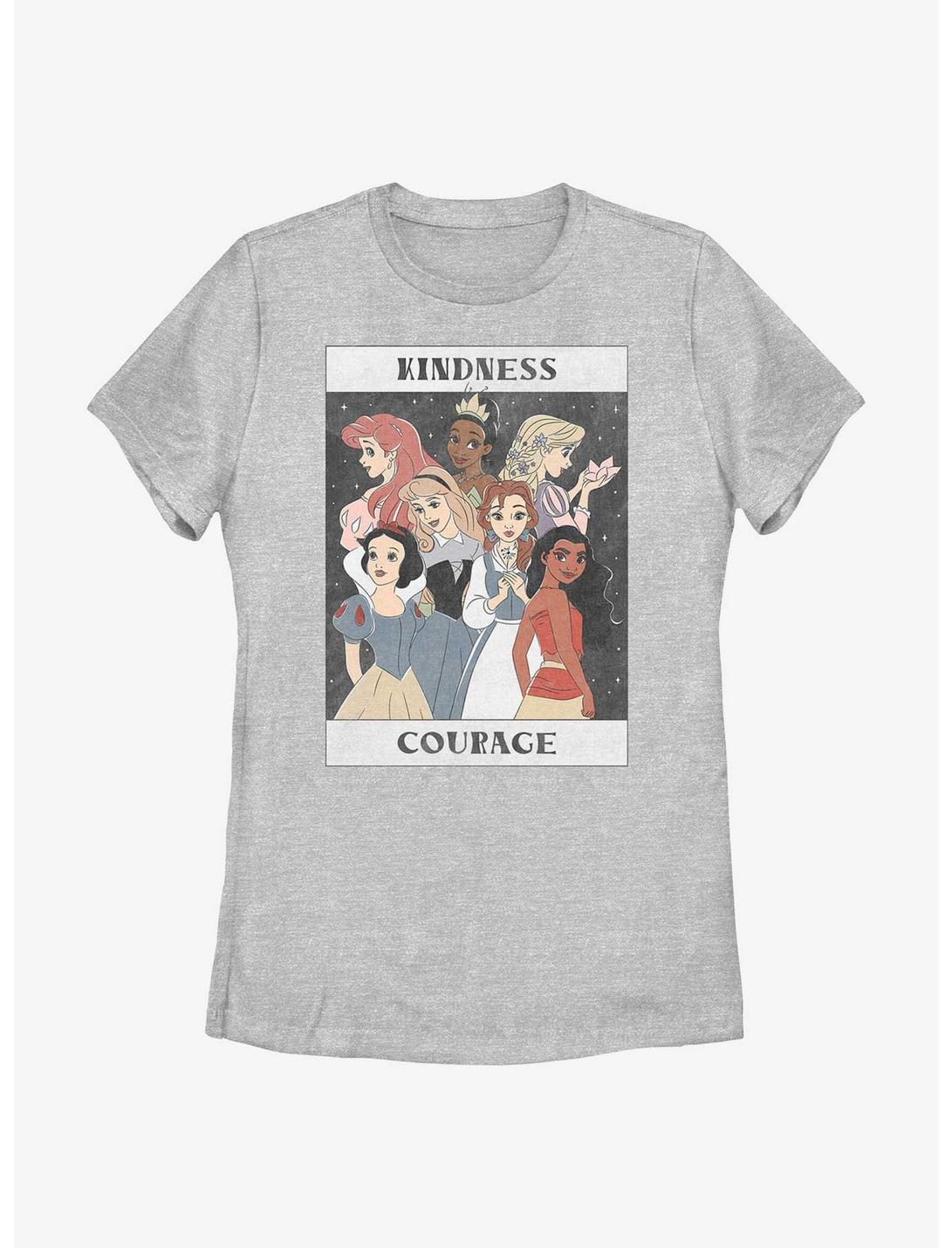 Disney Princesses Kindness and Courage Womens T-Shirt, ATH HTR, hi-res