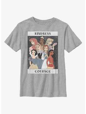Disney Princesses Kindness and Courage Youth T-Shirt, , hi-res