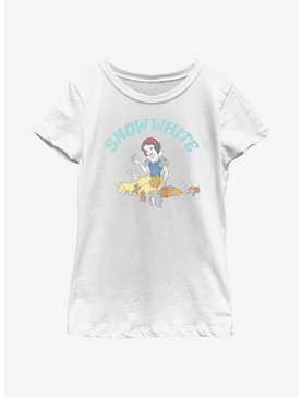 Disney Snow White And The Seven Dwarfs Snow White And Woodland Animals Youth Girls T-Shirt, , hi-res