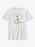 Disney Snow White And The Seven Dwarfs Snow White And Woodland Animals Youth T-Shirt, WHITE, hi-res
