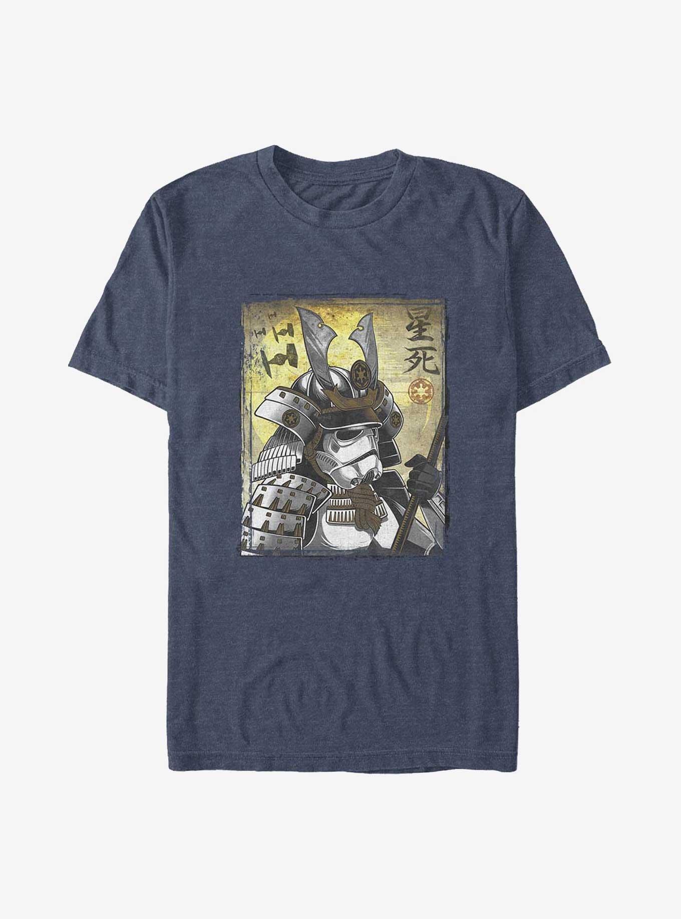 Star Wars Samurai Trooper Big & Tall T-Shirt, NAVY HTR, hi-res