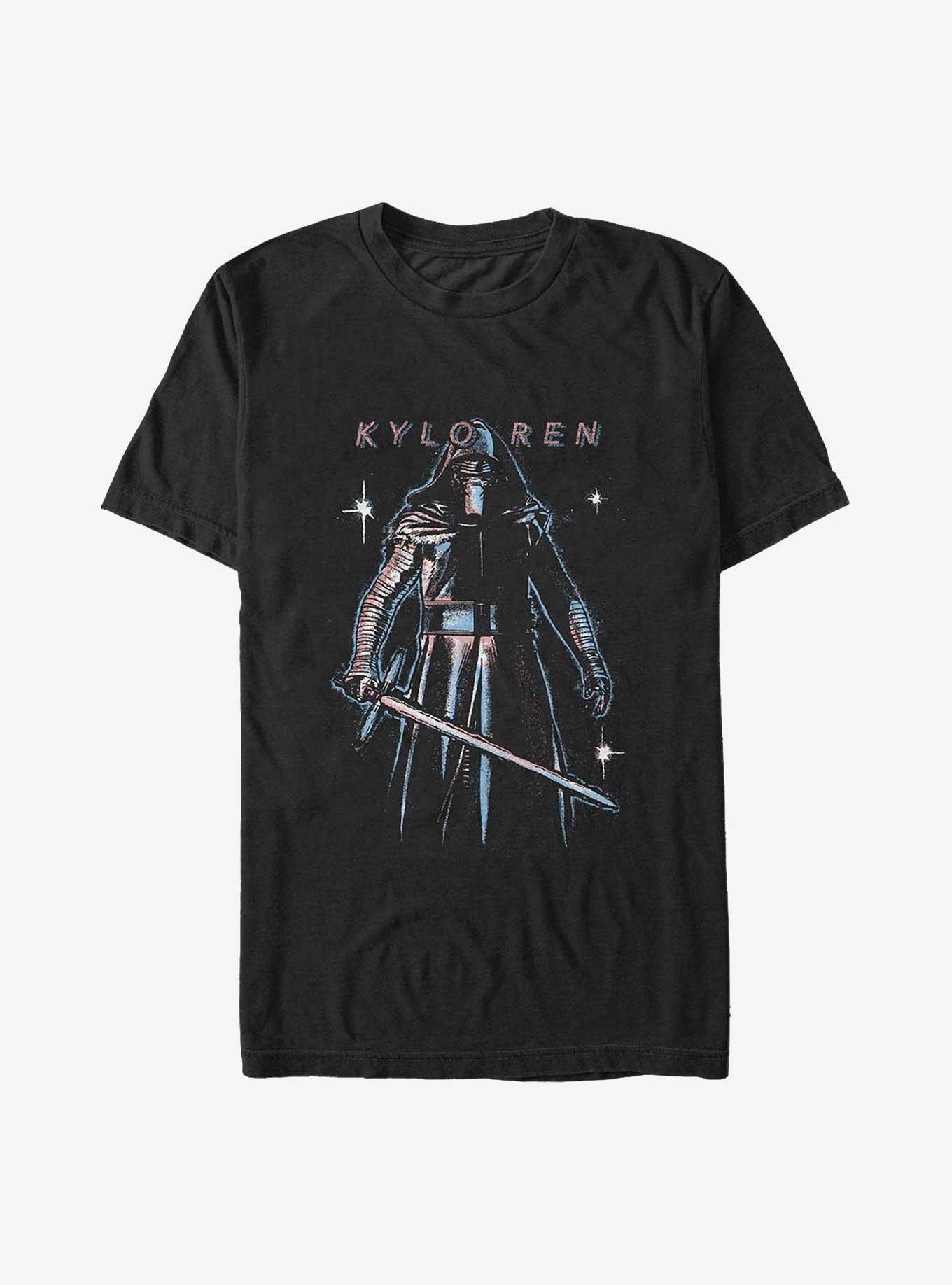 Star Wars: The Force Awakens Kylo Ren Dark Warrior Big & Tall T-Shirt, BLACK, hi-res