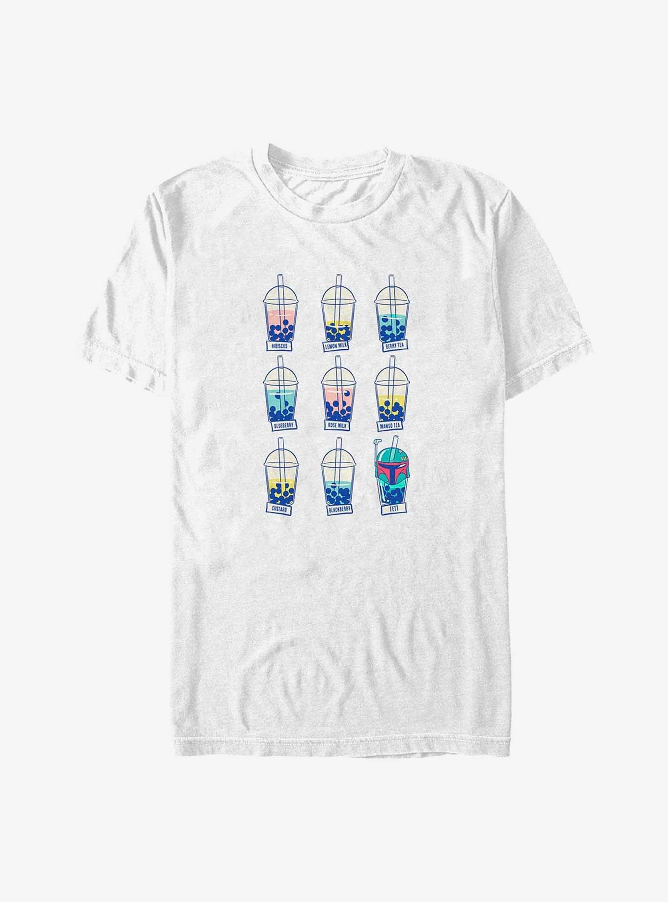 Star Wars Boba Teas Big & Tall T-Shirt, WHITE, hi-res