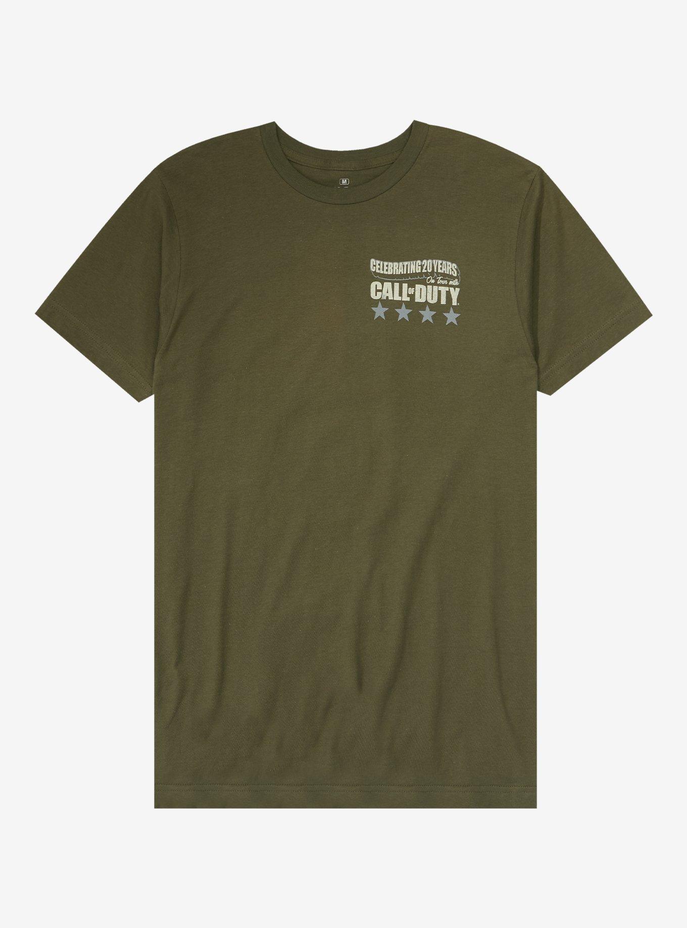 Call Of Duty 20th Anniversary T-Shirt, DARK GREEN, hi-res