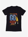 Teen Wolf Go Beavers Womens T-Shirt, BLACK, hi-res