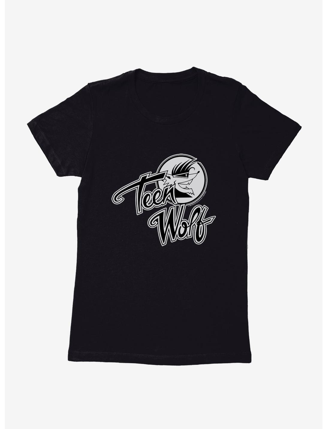 Teen Wolf Logo Womens T-Shirt, BLACK, hi-res