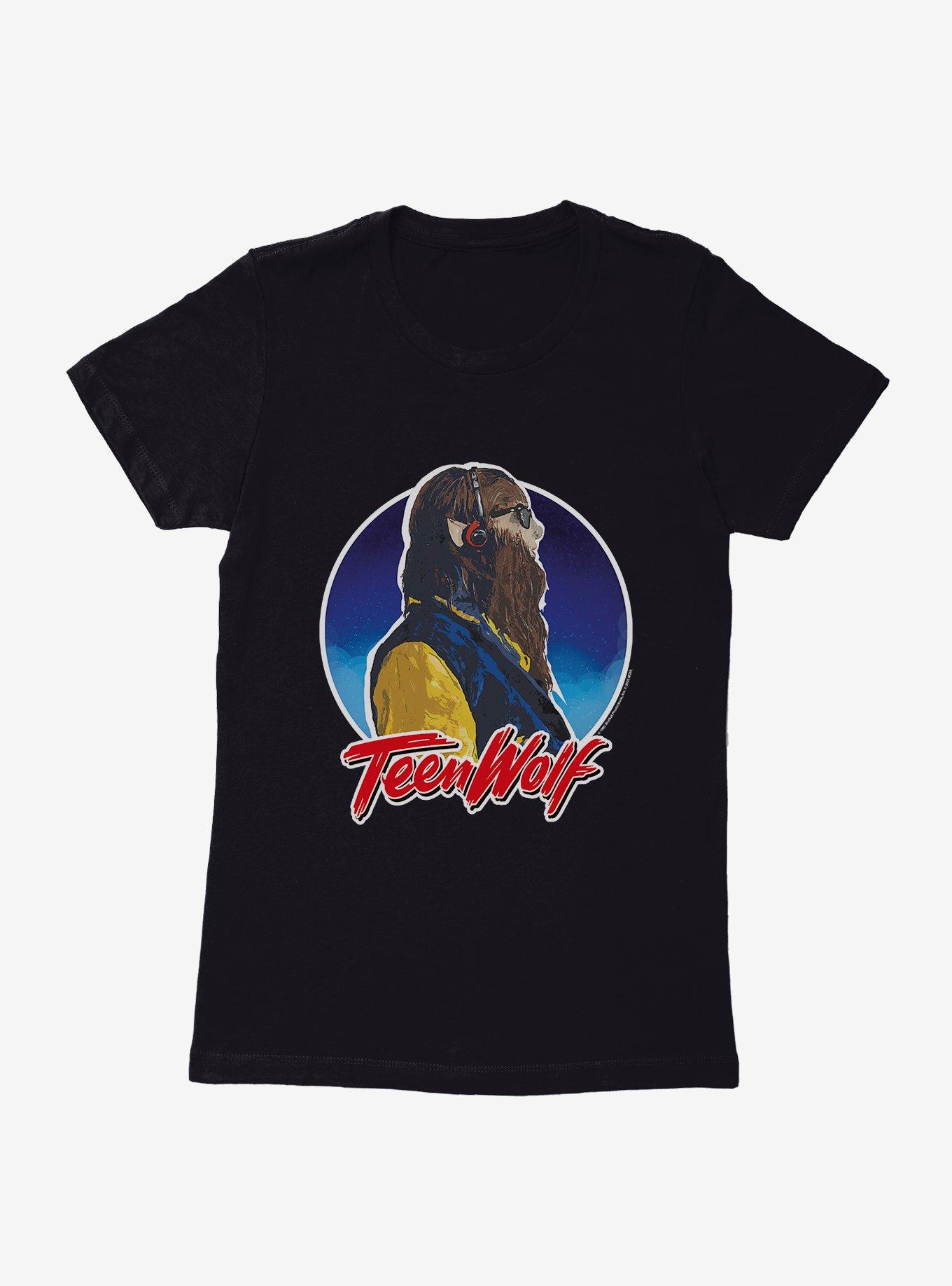 Teen Wolf Side Profile Title Womens T-Shirt, , hi-res