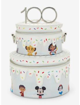 Loungefly Disney 100 Celebration Cake Crossbody Bag, , hi-res