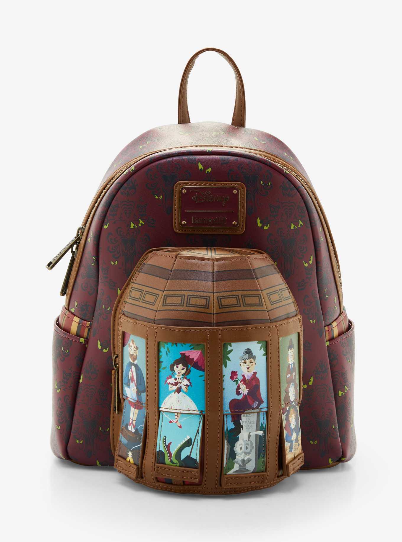 Loungefly Disney The Haunted Mansion Stretching Room Portraits Glow-in-the-Dark Mini Backpack, , hi-res