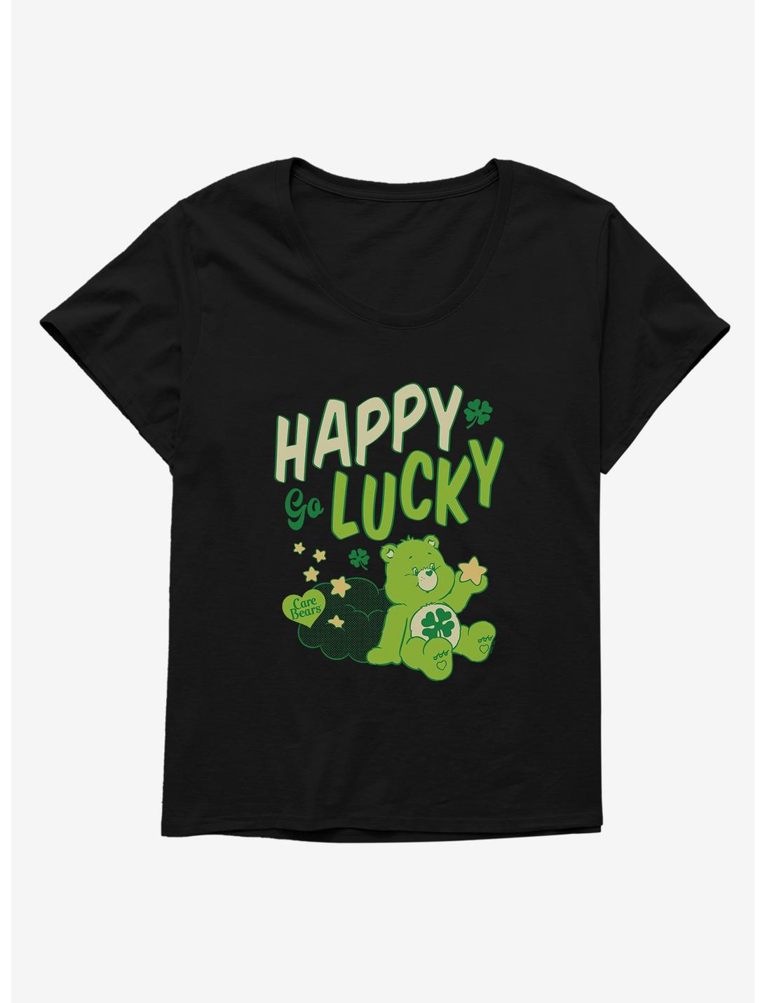 Care Bears Happy Go Lucky Womens T-Shirt Plus Size, BLACK, hi-res