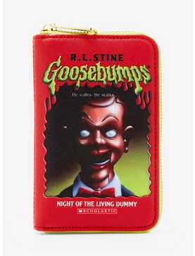 Loungefly Goosebumps Night of the Living Dummy Book Small Zip Wallet, , hi-res
