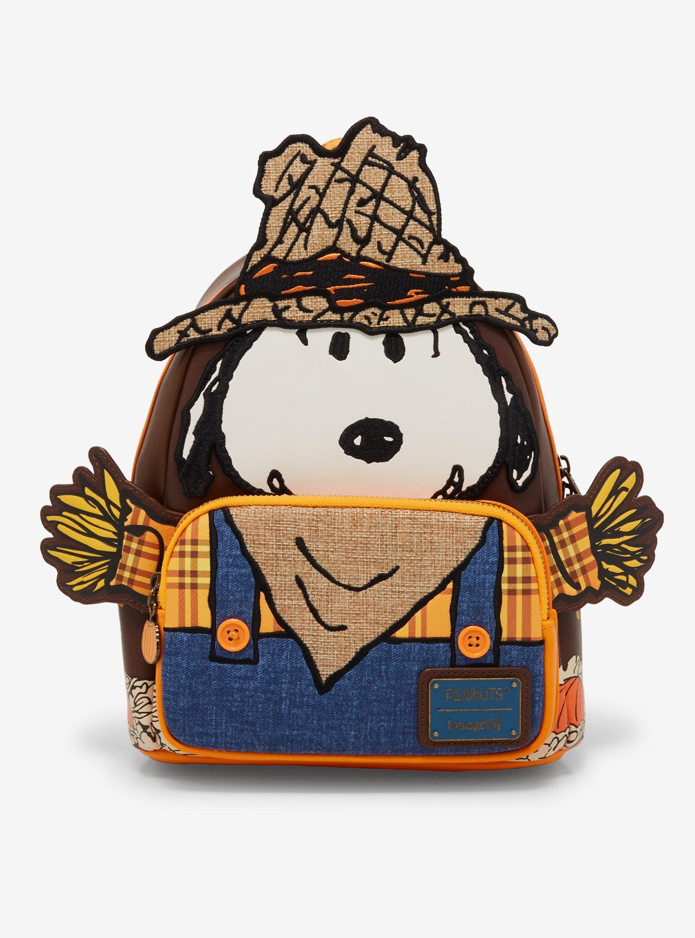 Loungefly Peanuts Snoopy Scarecrow Costume Figural Mini Backpack, , hi-res