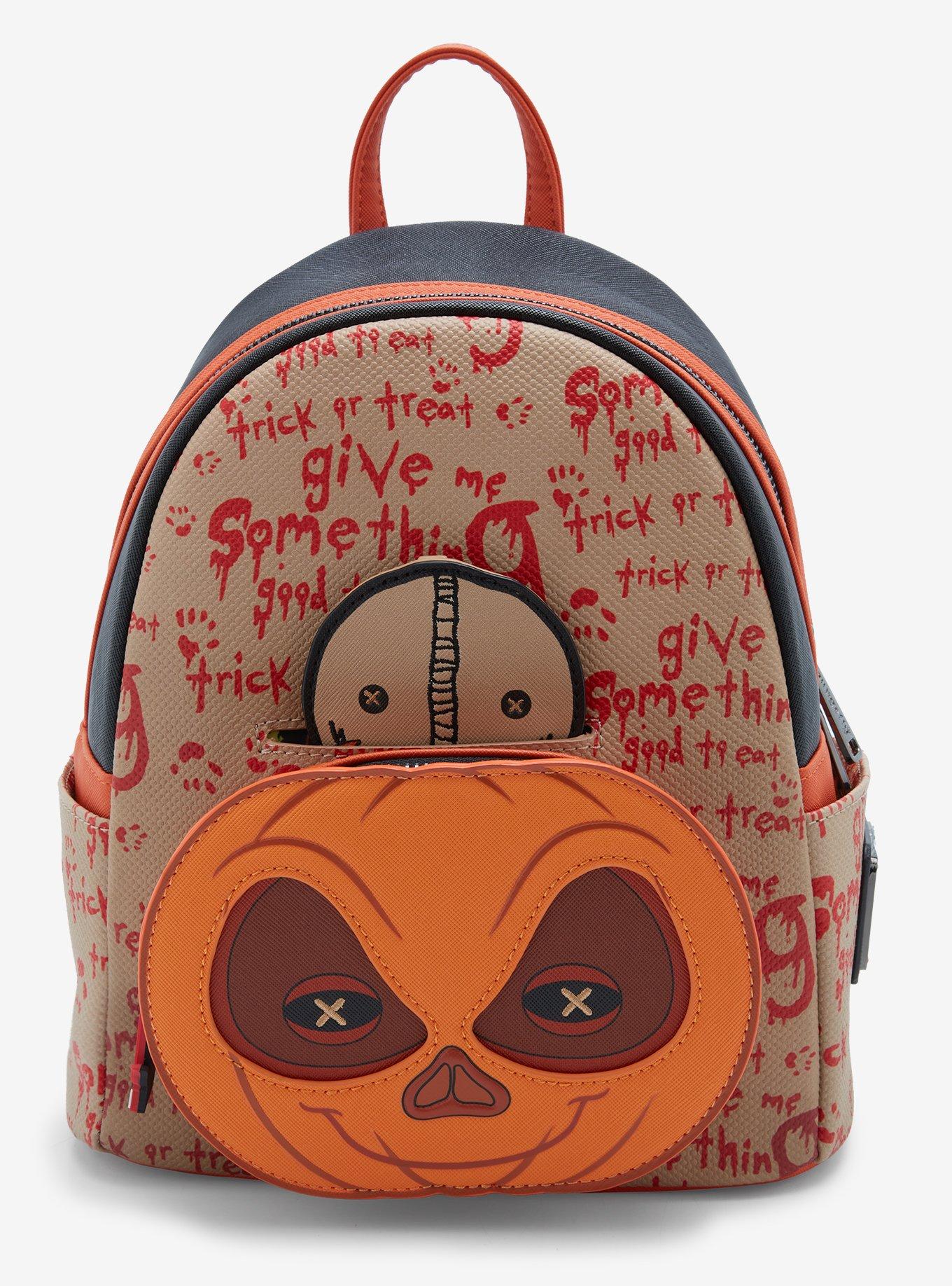 Loungefly Trick 'r Treat Pumpkin Head Mini Backpack, , hi-res
