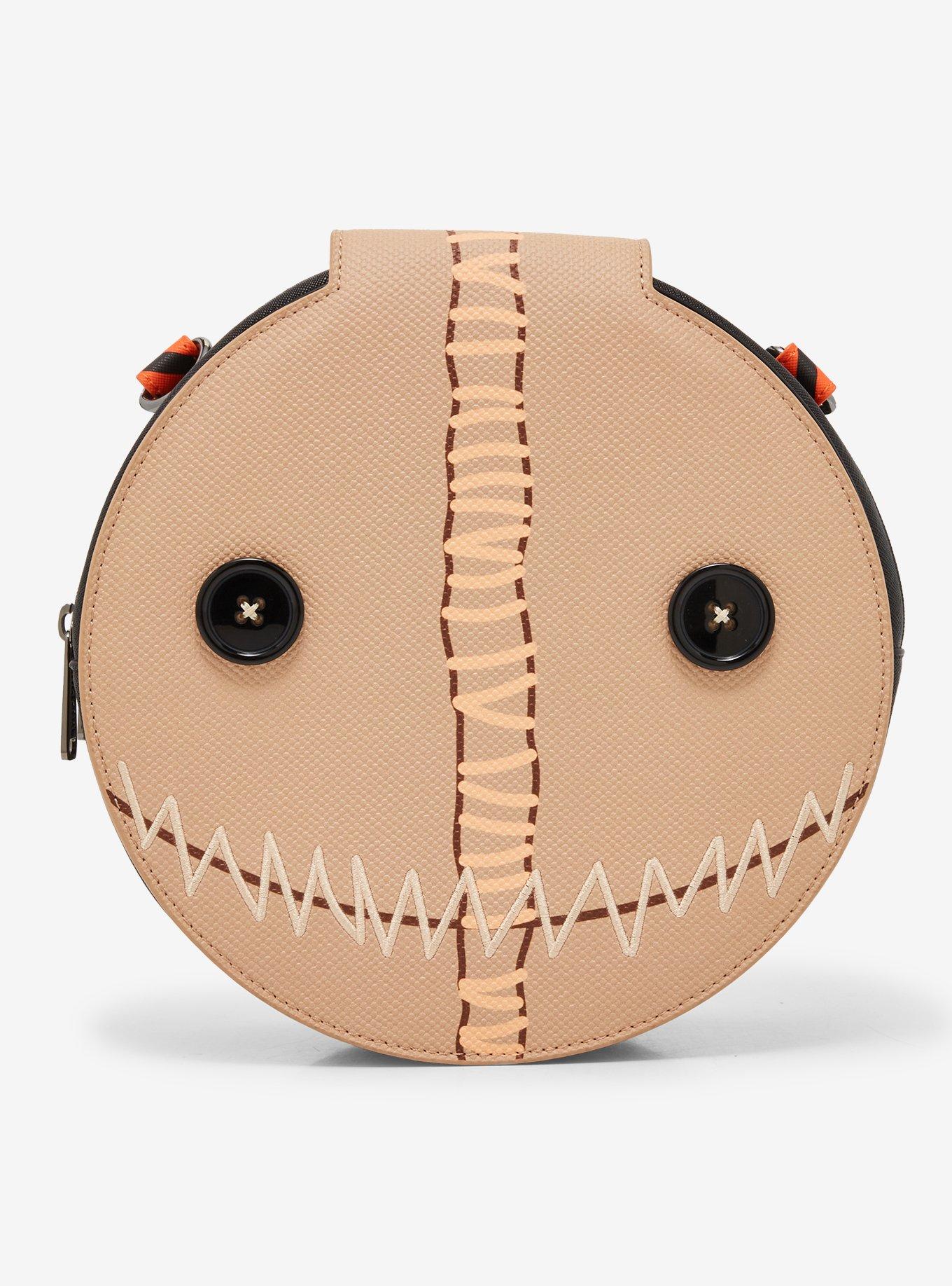 Loungefly Trick 'r Treat Sam's Mask Figural Crossbody Bag, , hi-res