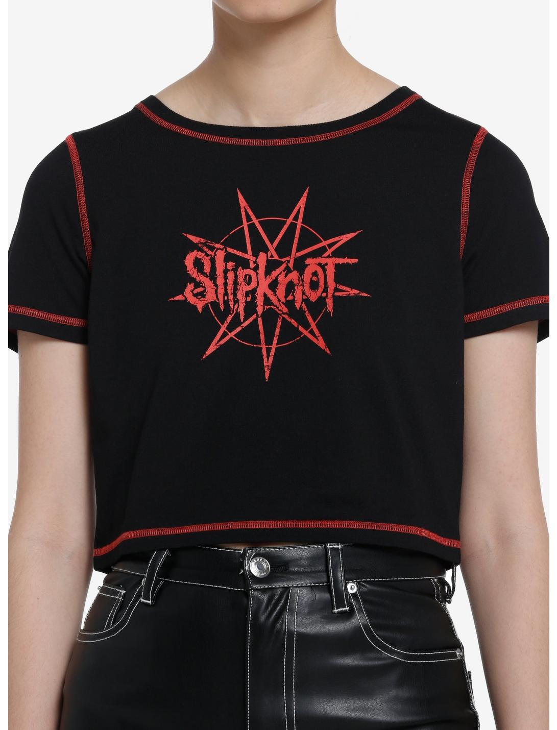 Slipknot Logo Girls Baby T-Shirt, BLACK, hi-res