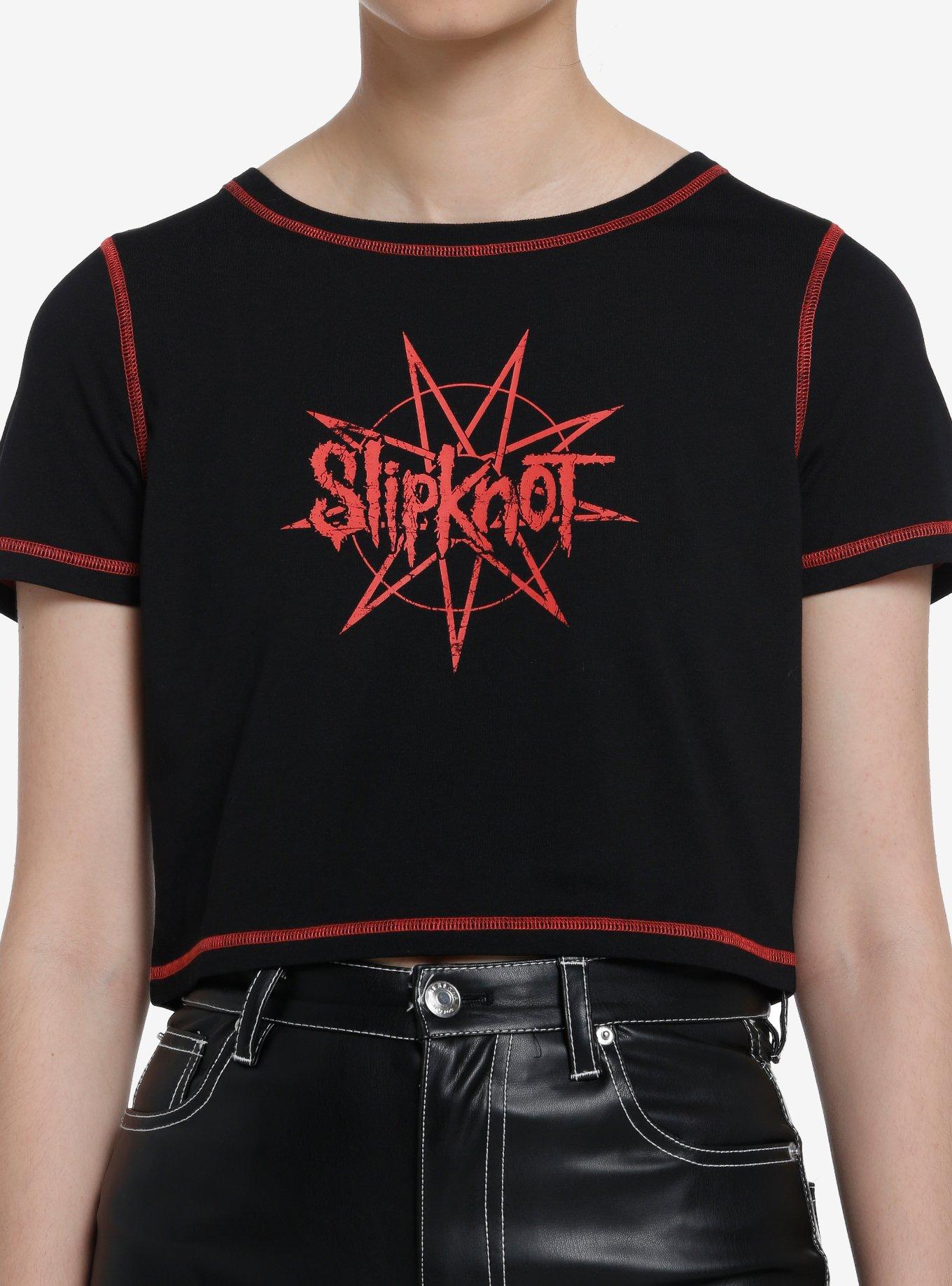 Slipknot Logo Girls Baby T-Shirt, BLACK, hi-res