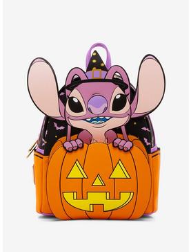 Loungefly Disney Lilo & Stitch: The Series Glow-In-The-Dark Angel Jack-o-Lantern Mini Backpack - BoxLunch Exclusive, , hi-res