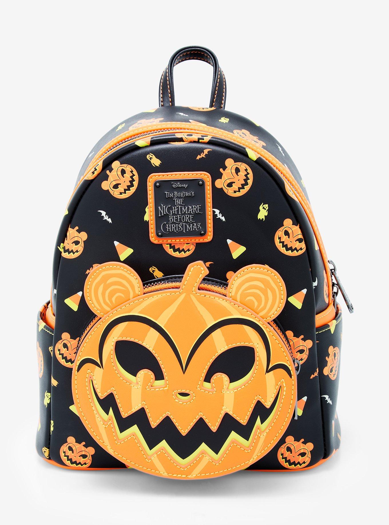 Disney Nightmare Before Christmas Scary Teddy Present Glow Loungefly Mini  Backpack
