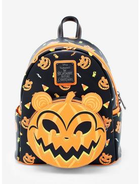 Loungefly Disney The Nightmare Before Christmas Jack-o-Lantern Scary Teddy Glow-in-The-Dark Mini Backpack - BoxLunch Exclusive, , hi-res