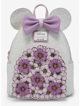 Loungefly Disney Minnie Mouse Lace Floral Ears Mini Backpack - BoxLunch Exclusive, , hi-res