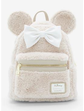 Loungefly Disney Minnie Mouse Faux Fur Mini Backpack - BoxLunch Exclusive, , hi-res
