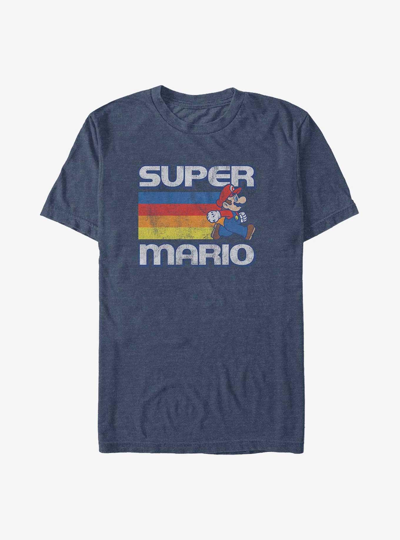 Mario Fast Lane Big & Tall T-Shirt, NAVY HTR, hi-res
