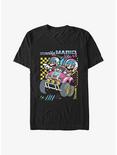 Mario Kart Dart Poster Big & Tall T-Shirt, BLACK, hi-res
