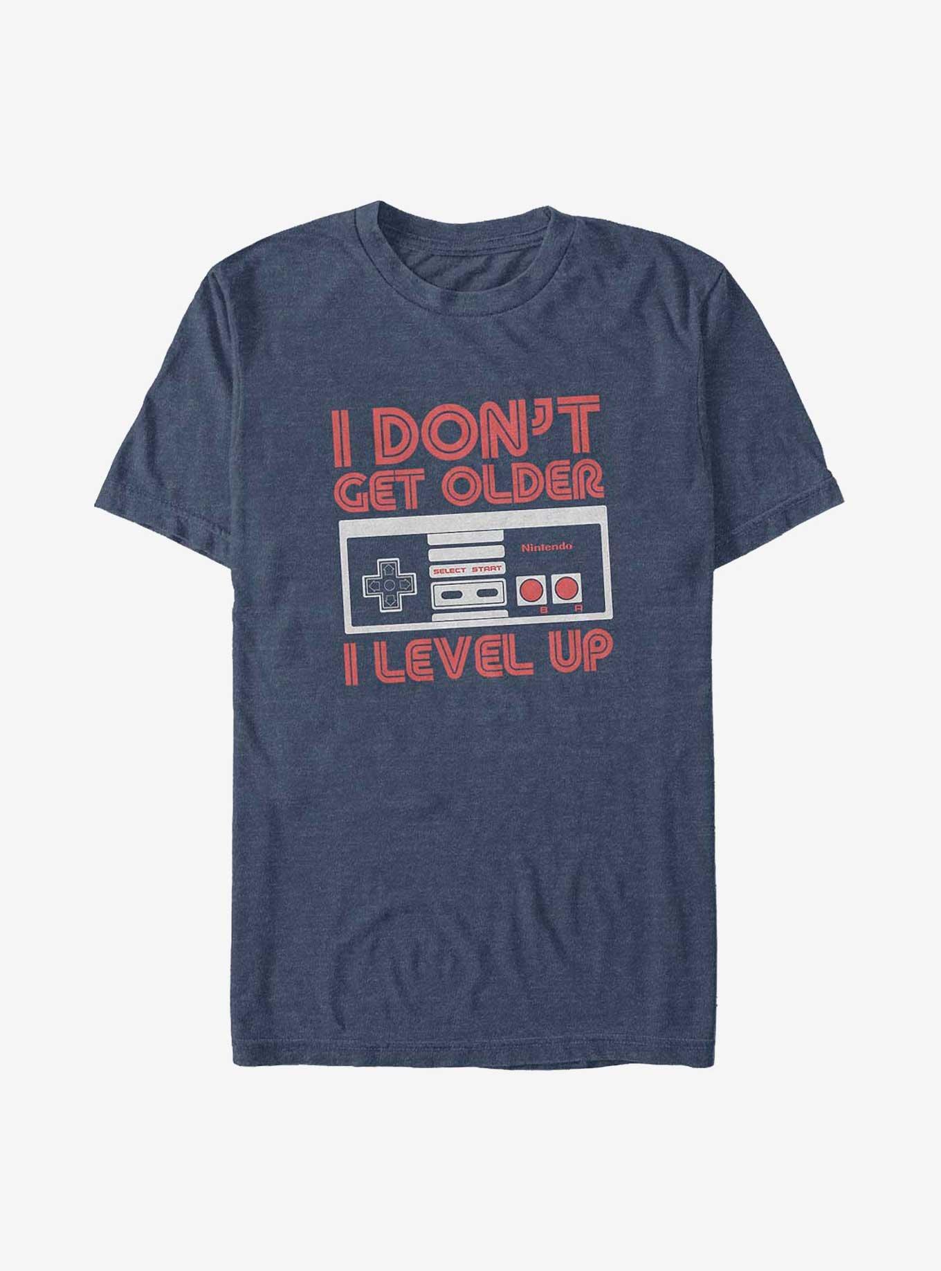 Nintendo I Don't Get Older, I Level Up Big & Tall T-Shirt