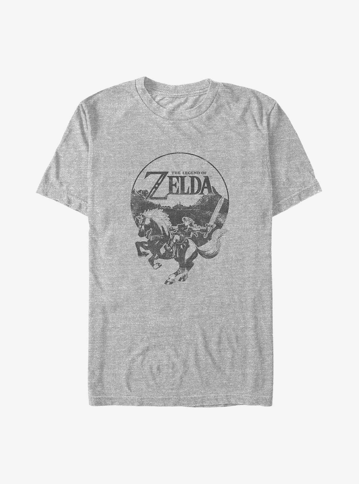 The Legend of Zelda Legendary Fighter Link Big & Tall T-Shirt, ATH HTR, hi-res