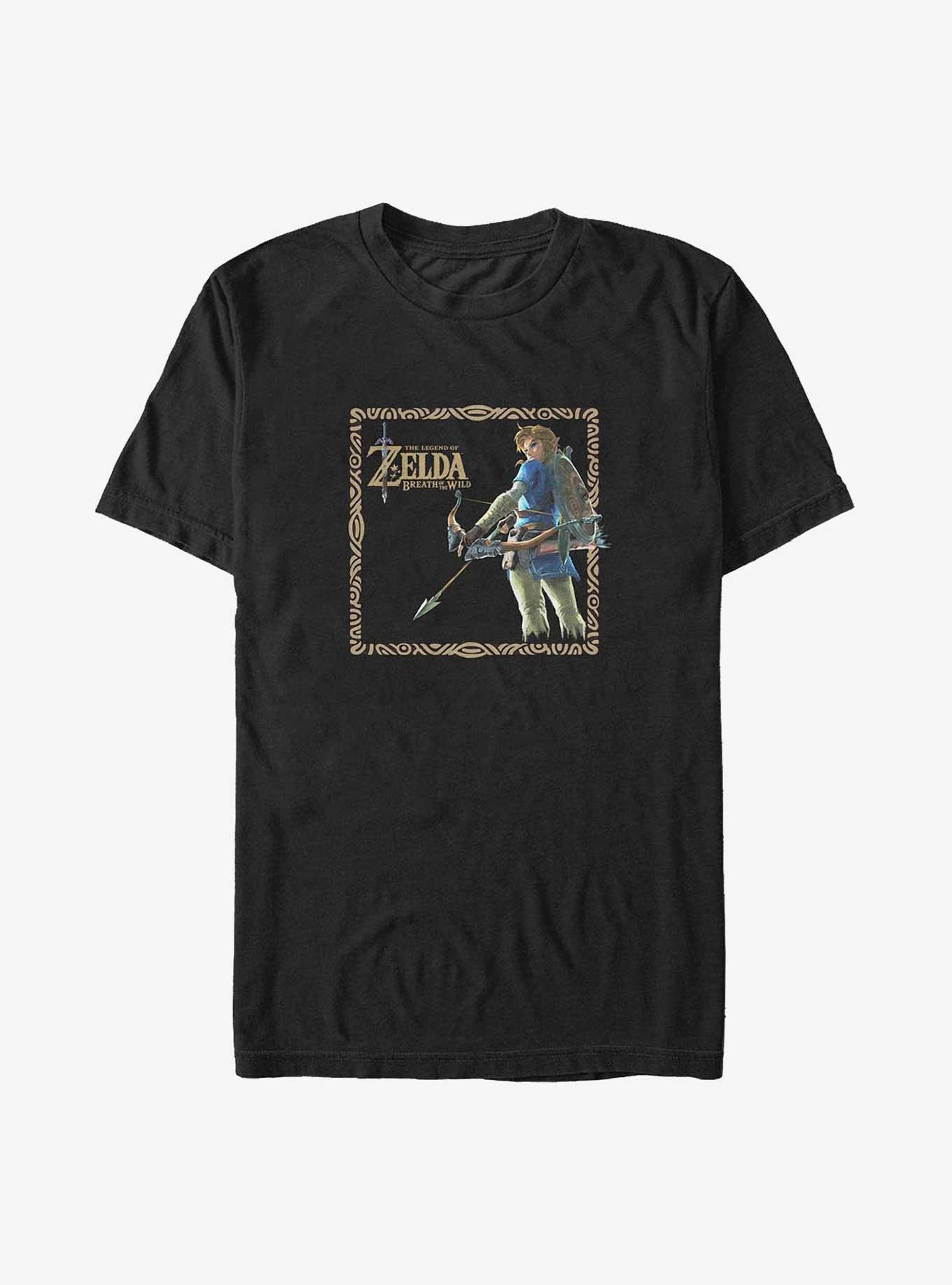 The Legend of Zelda Link Stamp Big & Tall T-Shirt, BLACK, hi-res
