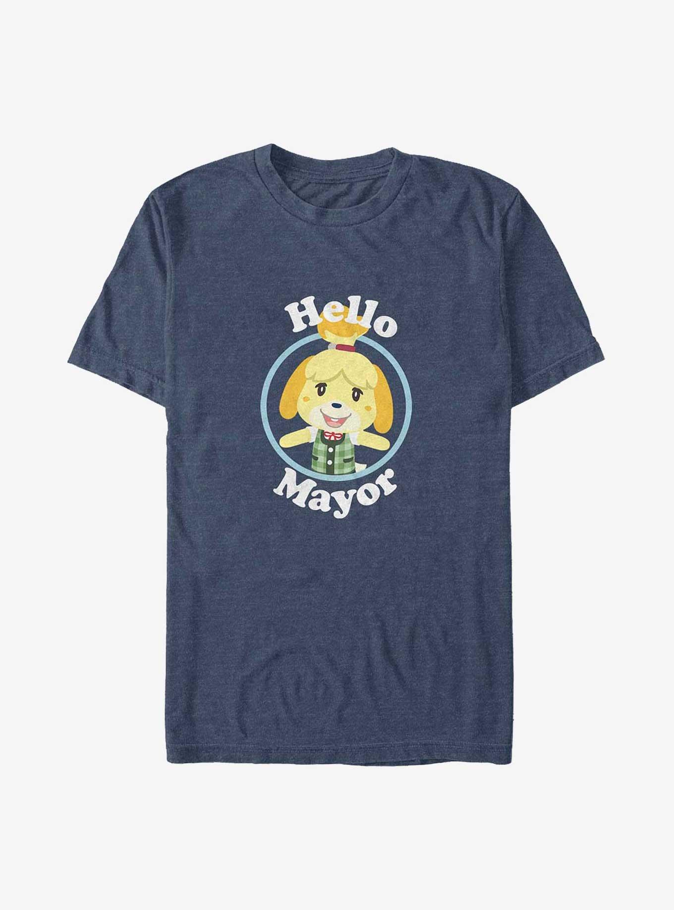 Animal Crossing Isabelle Hello Mayor Big & Tall T-Shirt