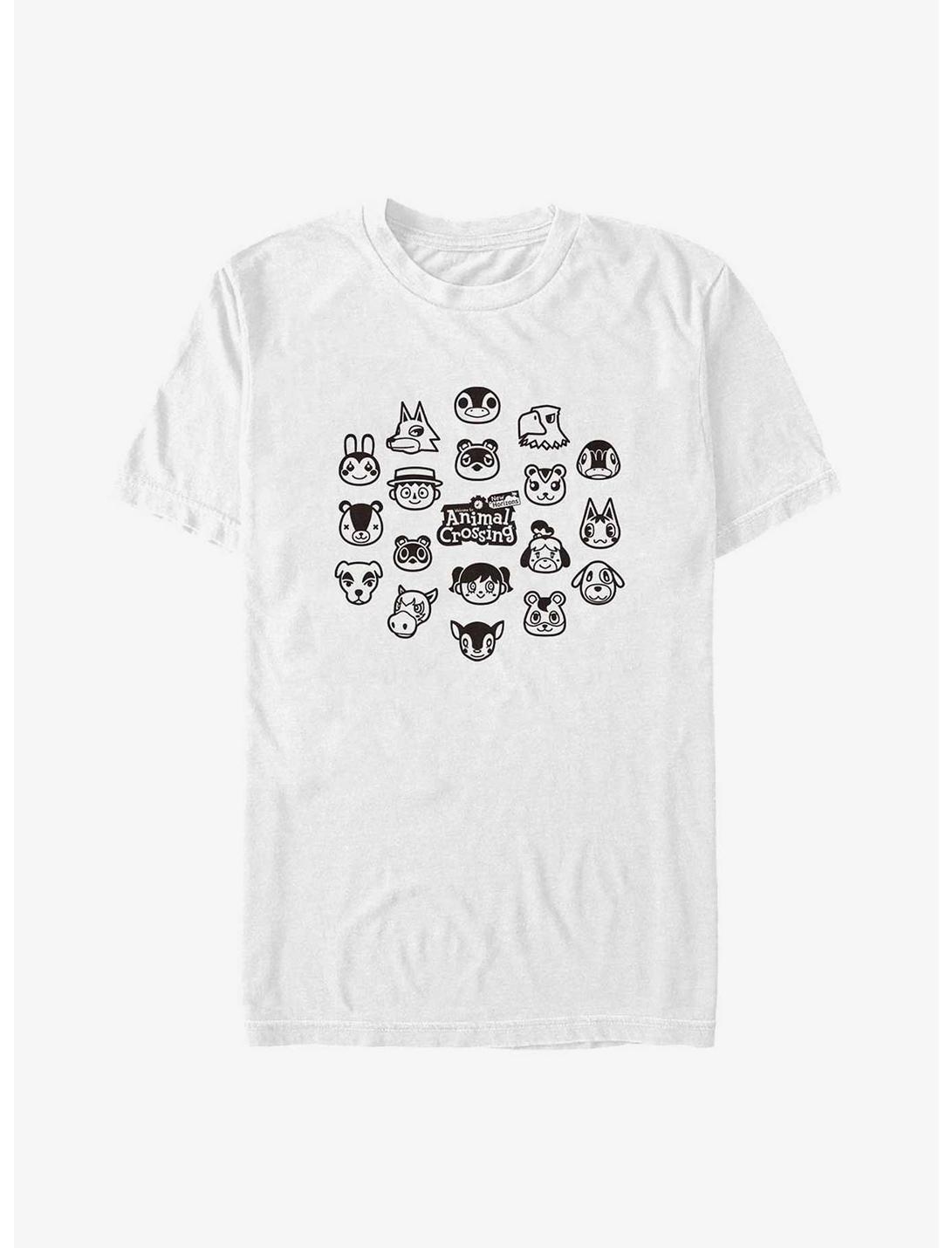 Animal Crossing New Horizons Group Big & Tall T-Shirt, WHITE, hi-res