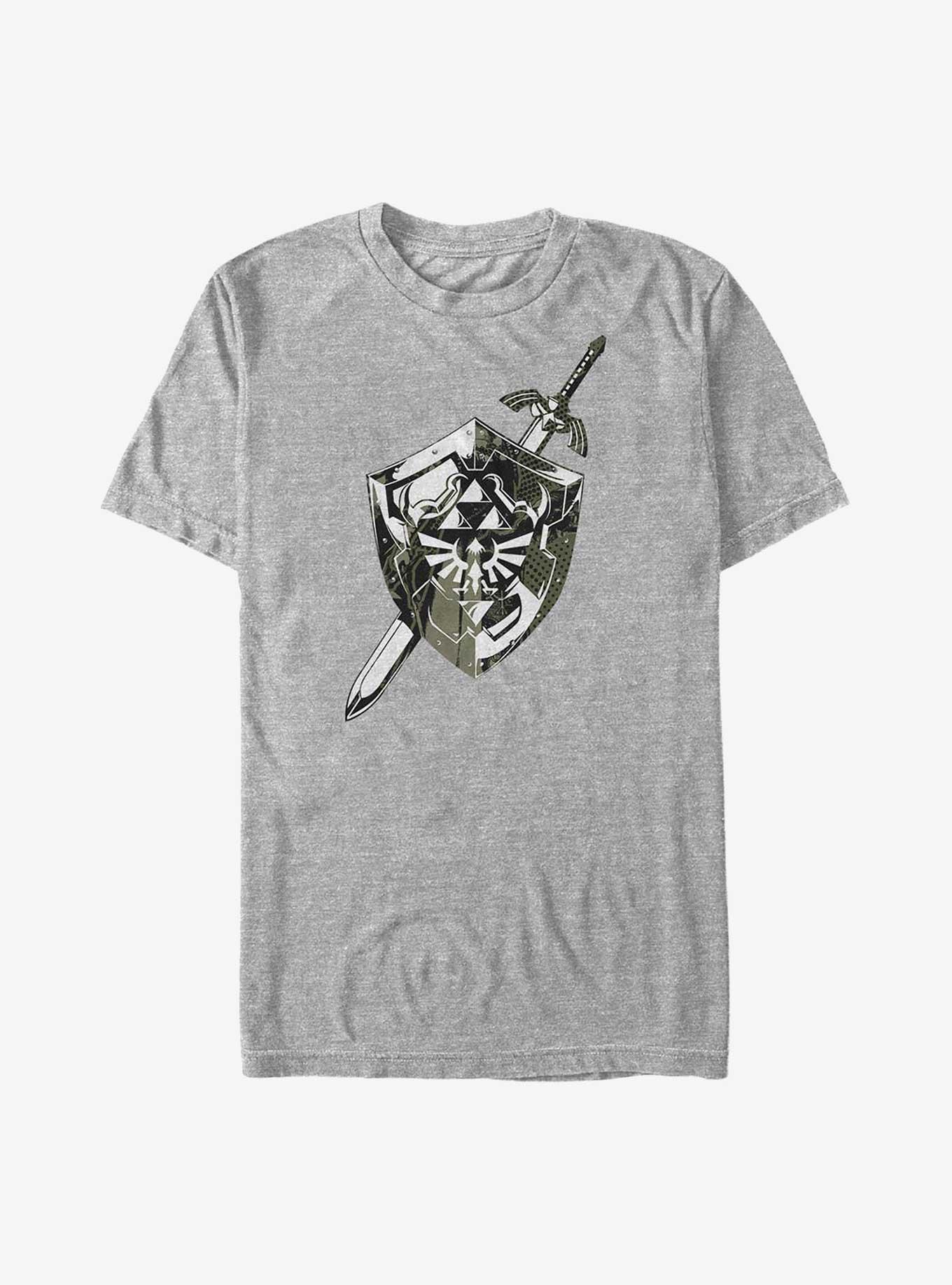 The Legend of Zelda Hyrule Crest Shield and Sword Big & Tall T-Shirt, , hi-res