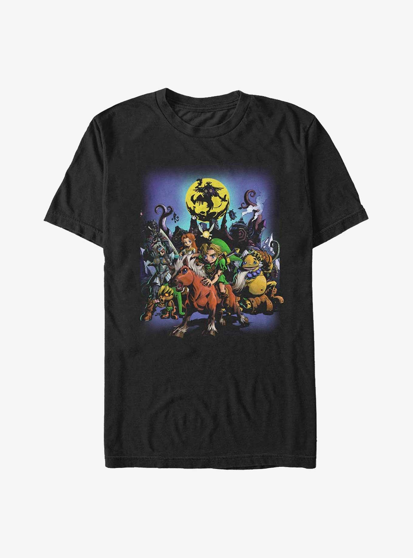 The Legend of Zelda Moon Dance Big & Tall T-Shirt, BLACK, hi-res