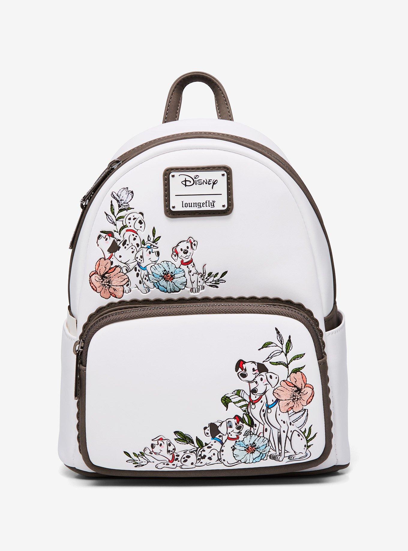 Loungefly Disney 101 Dalmatians Floral Puppies Mini Backpack - BoxLunch Exclusive, , hi-res