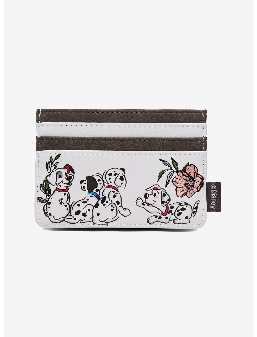 Loungefly Disney 101 Dalmatians Floral Puppies Cardholder - BoxLunch Exclusive, , hi-res